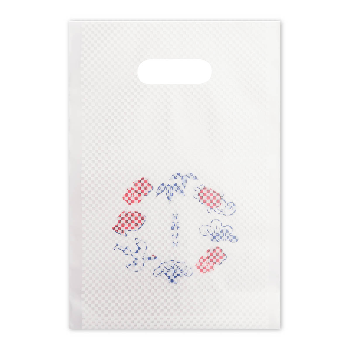 Plastiktüte - Geschenktüte - Japanese Patterns - (25x17x6cm) - 10 Stück