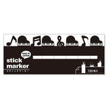 Haftnotizen - Stick Marker - Music