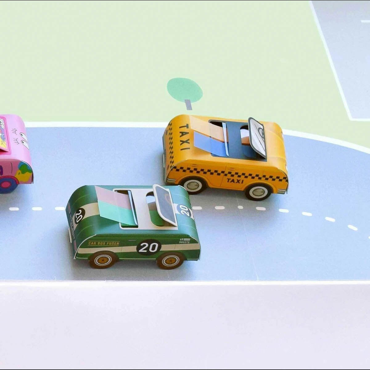 Haftnotizen - Paper Car