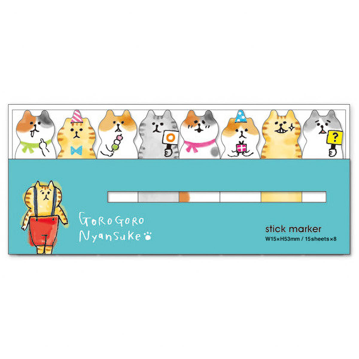 Haftnotizen - Stick Marker - Gorogoro Nyansuke