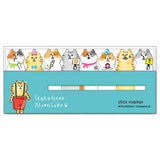 Haftnotizen - Stick Marker - Gorogoro Nyansuke