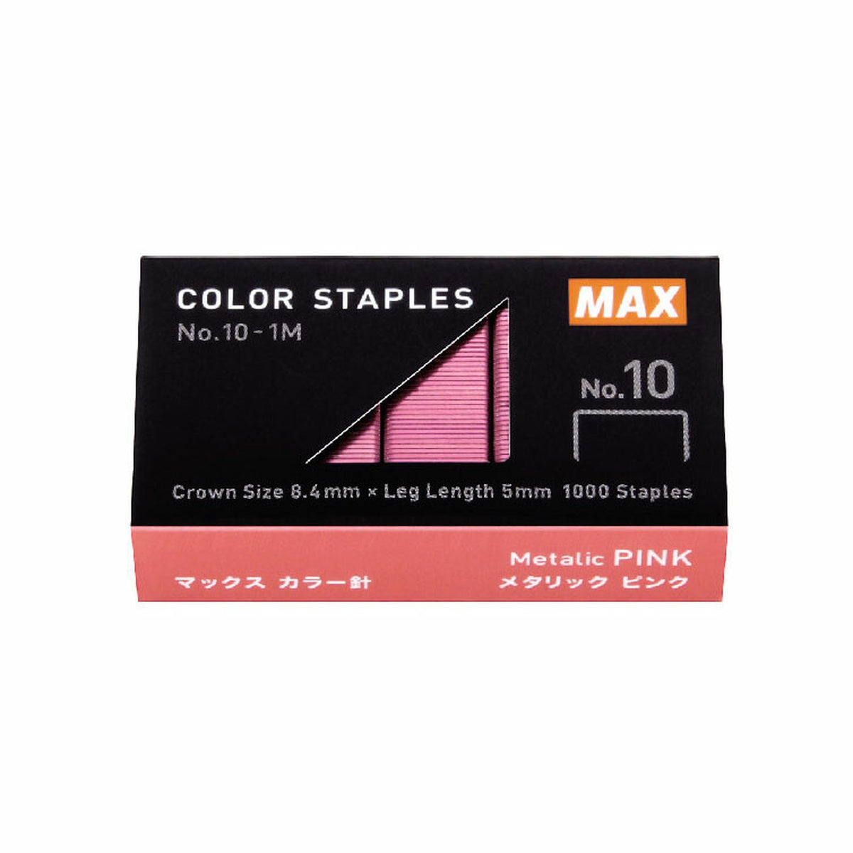 Heftklammern - MAX - Color Staples - No.10
