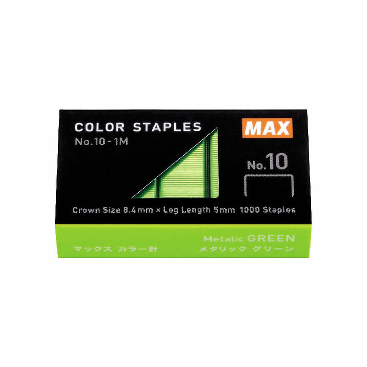 Heftklammern - MAX - Color Staples - No.10