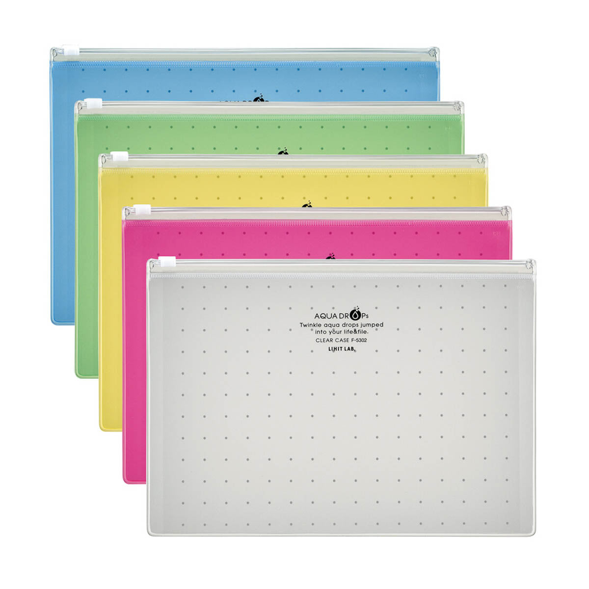 Verschlusstüte - AQUA DROPs - clear case - A5