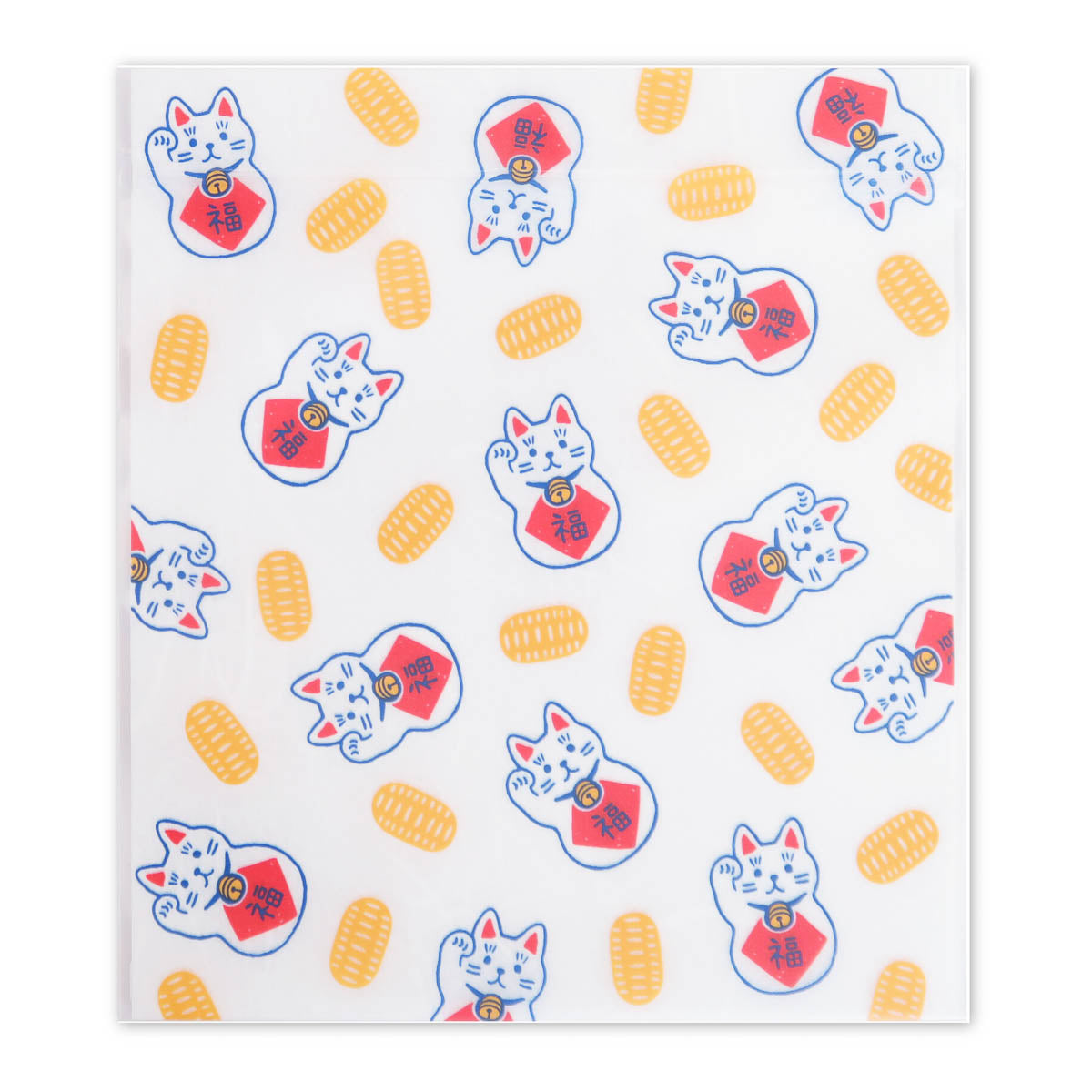 Verschlusstüte - Geschenktüte - Japanese Patterns - (13.5x14cm) - 5 Stück