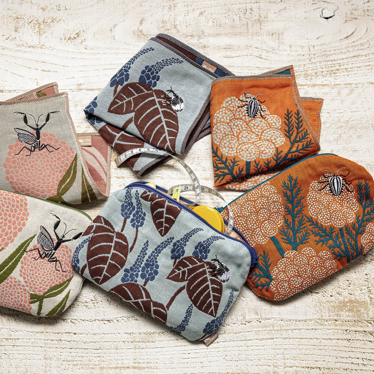 Reißverschlusstasche - moritaMiW - MiW Pouch - Flowers Edition